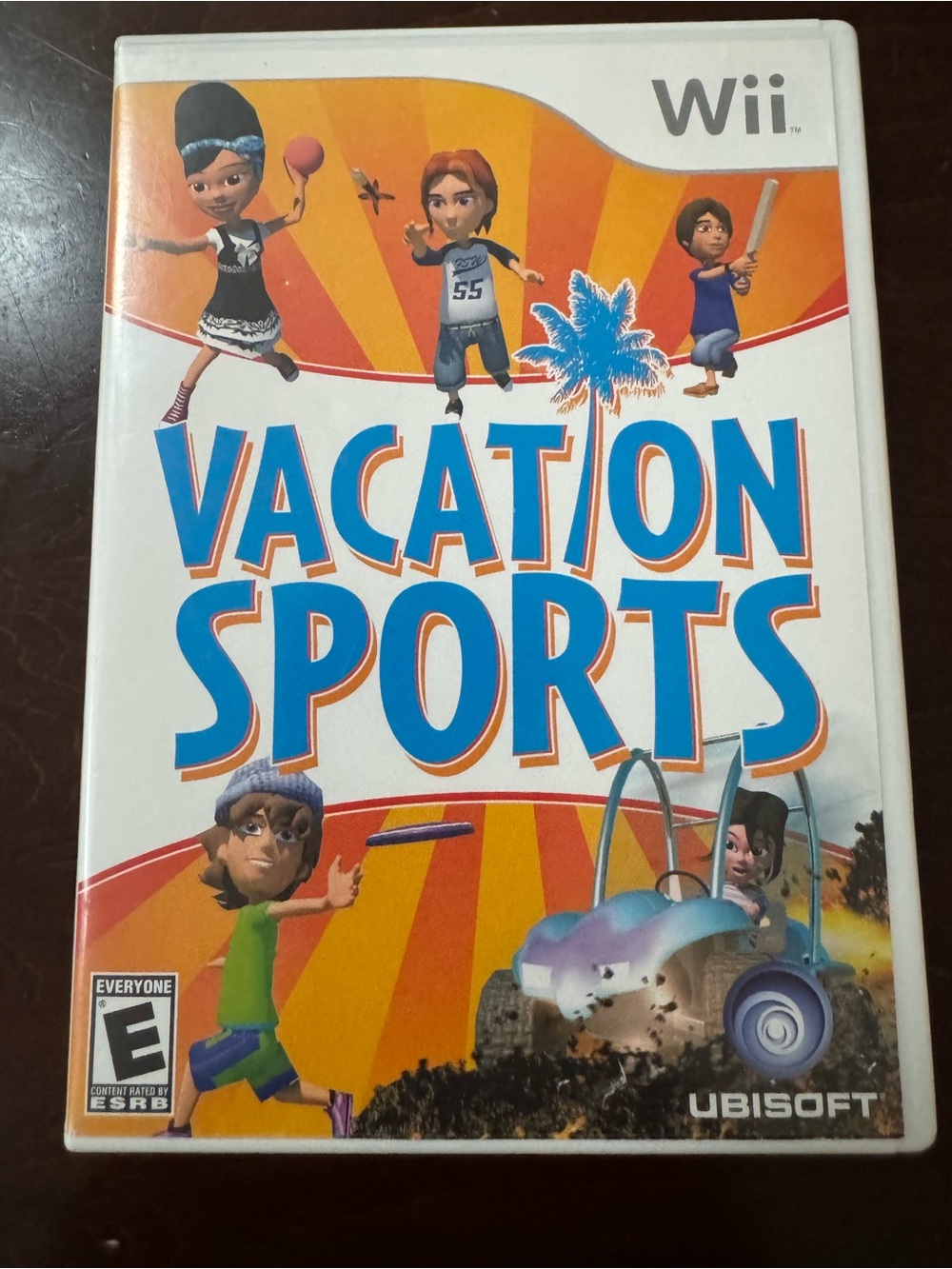 Vacation Sports for Wii — White & Orange Cover